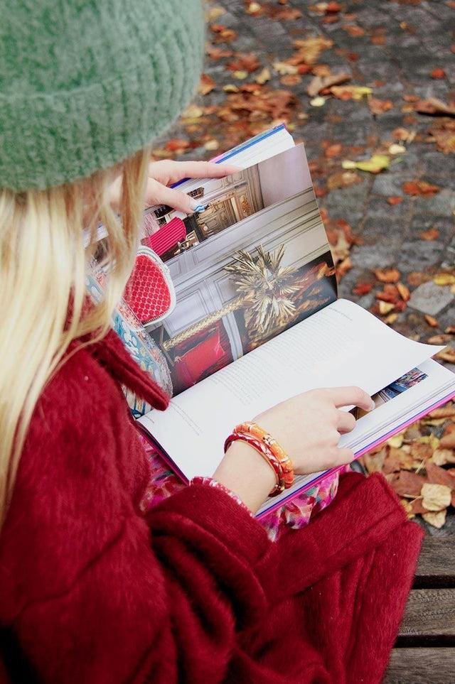 Orla Antwerp Brede Ronde Klik Armband Oranje
