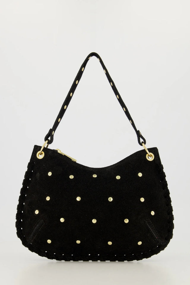 Orla Antwerp Casey Suede Leren Studs Schoudertas