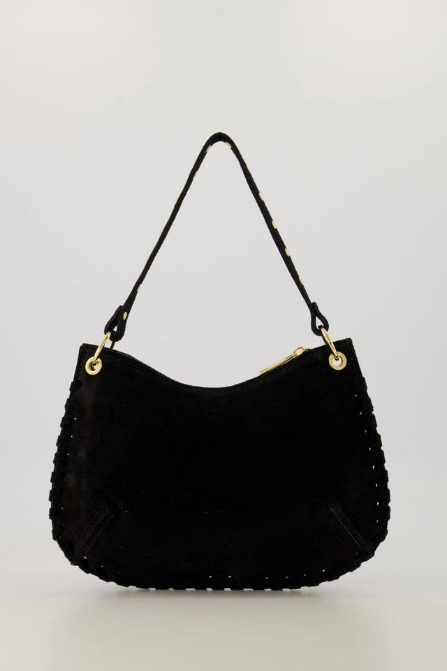 Orla Antwerp Casey Suede Leren Studs Schoudertas