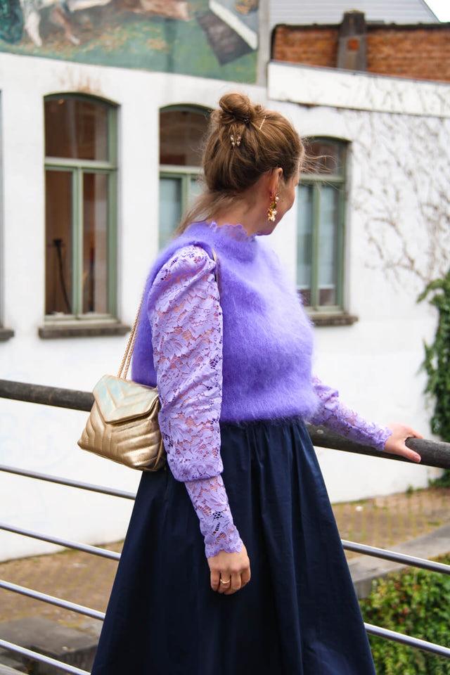 Orla Antwerp Celine Metallic Chevron Schoudertas