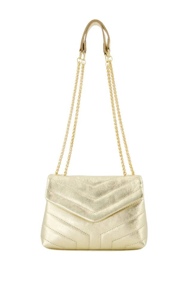 orla antwerp Celine Metallic Chevron Schoudertas