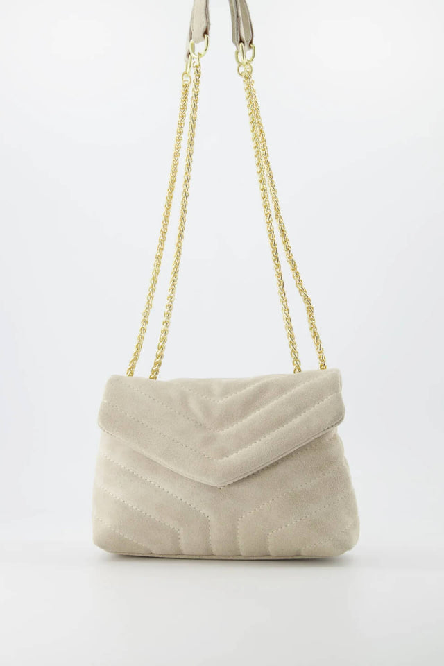 Orla Antwerp Celine Suede Chevron Schoudertas