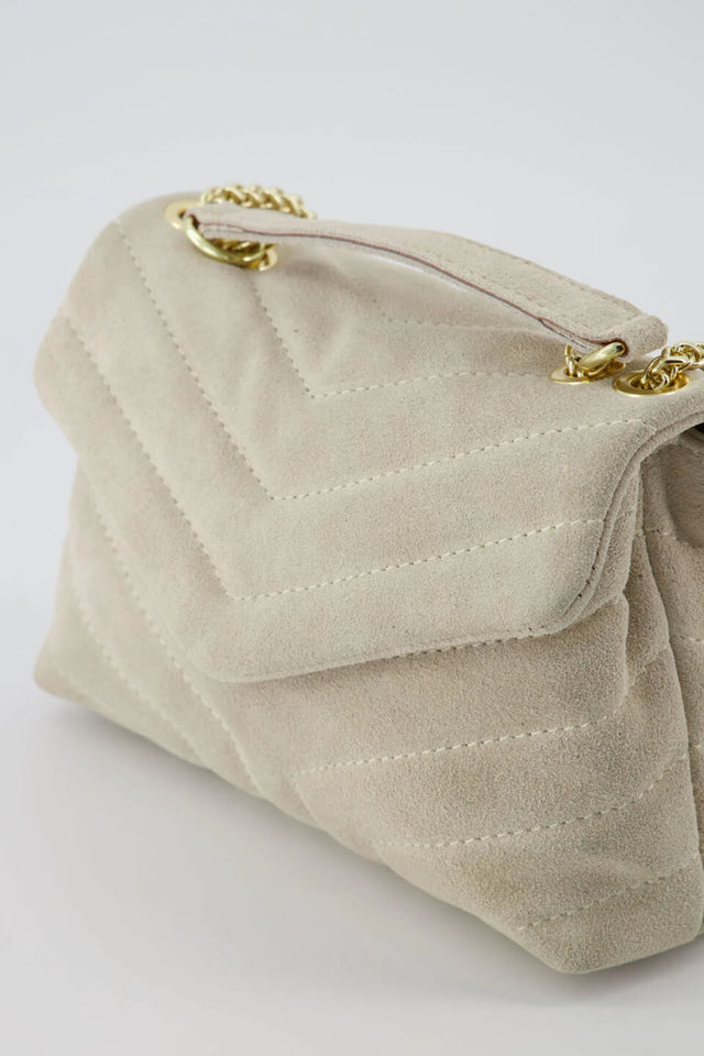 Orla Antwerp Celine Suede Chevron Schoudertas