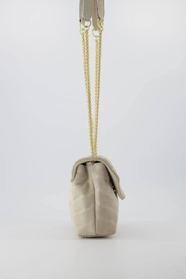 Orla Antwerp Celine Suede Chevron Schoudertas