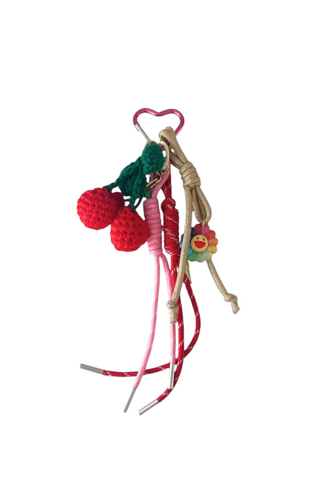 orla antwerp Crochet Kers Bag Charm