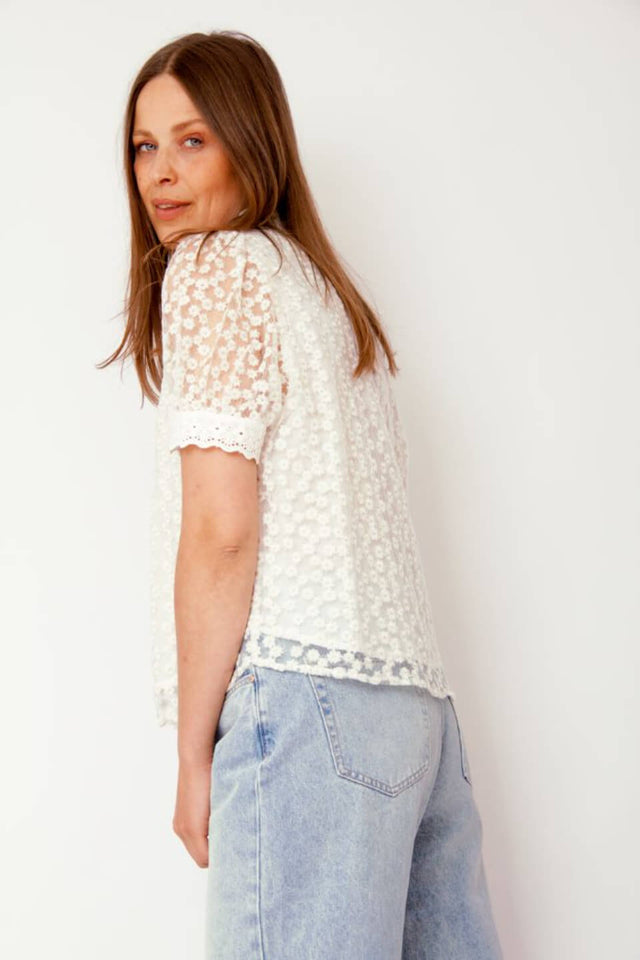 Orla Antwerp Daisy Korte Mouwen Top