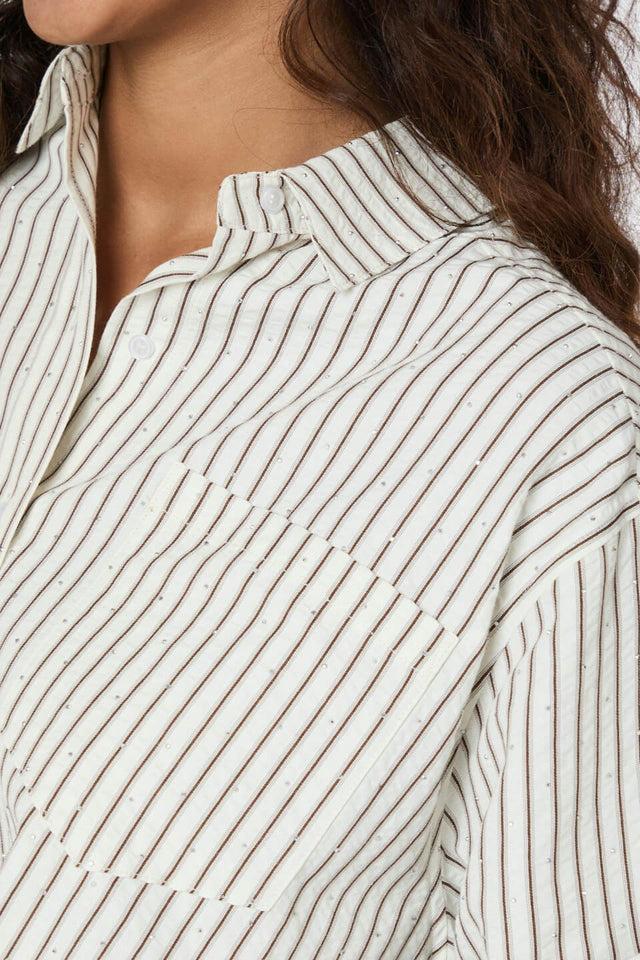 Orla Antwerp Dalma Crêpe Strass Hemd Blouse