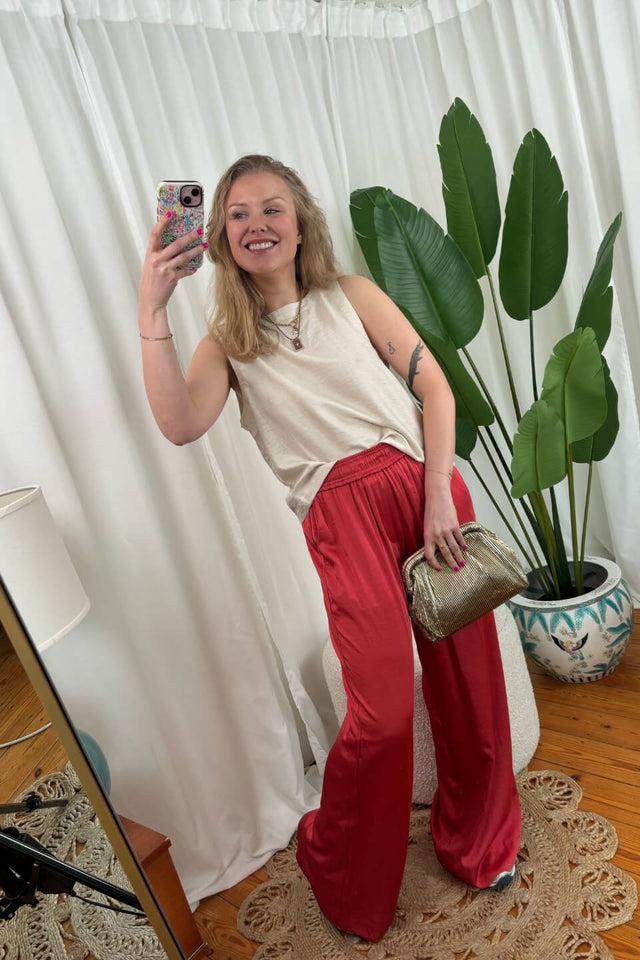 Orla Antwerp Daphne Plisse Clutch Schoudertas