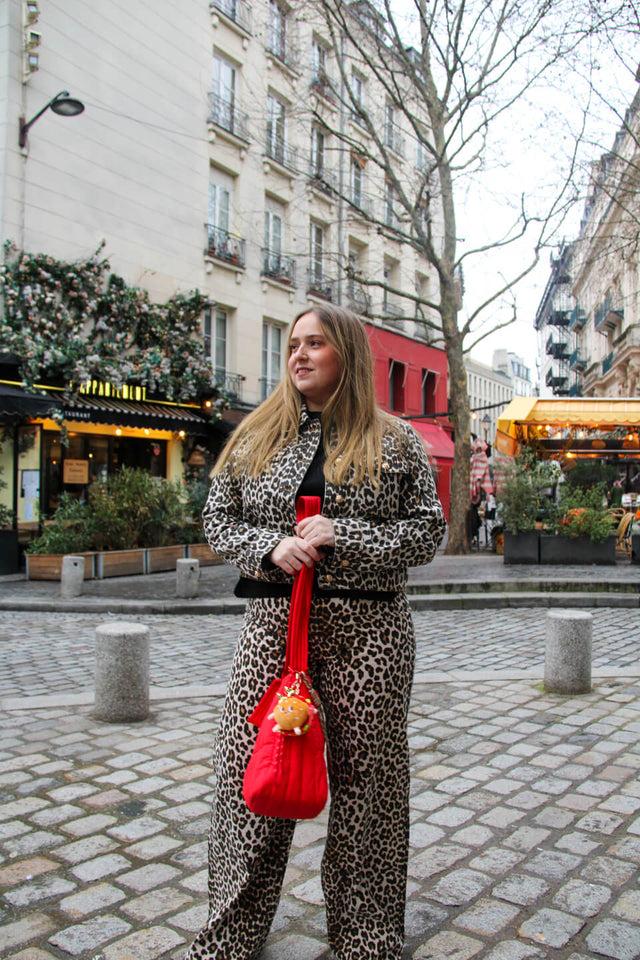 Orla Antwerp Djack Luipaard Denim Jeans Jas