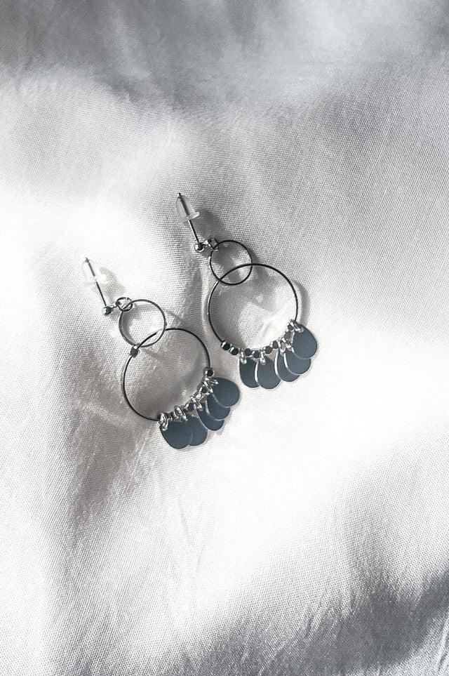 Orla Antwerp Double Hoop Drops Oorbellen