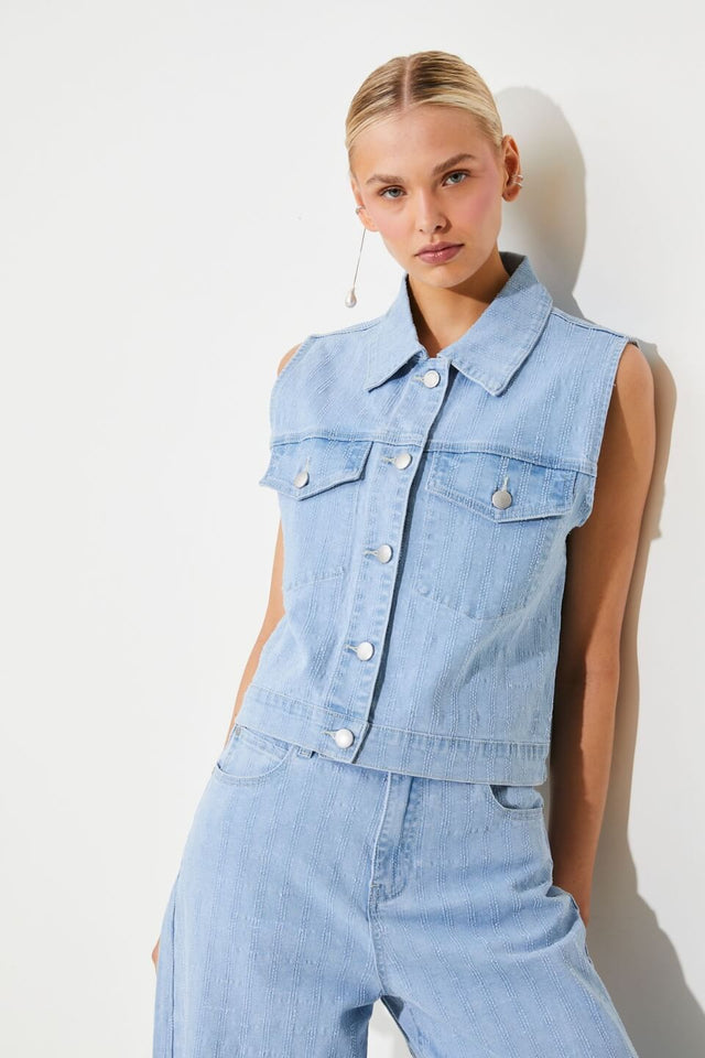 orla antwerp Dylan Denim Jeans Vest