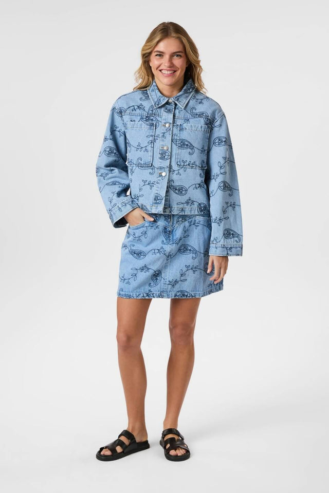 Orla Antwerp Emilia Broderie Denim Jeans Jas