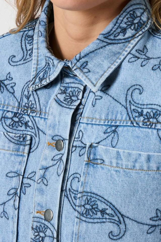 Orla Antwerp Emilia Broderie Denim Jeans Jas