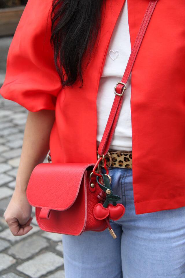 Orla Antwerp Flora Leren Schoudertas