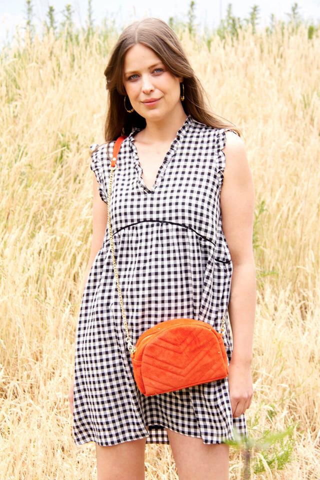 orla antwerp Geruite Mini Jurk