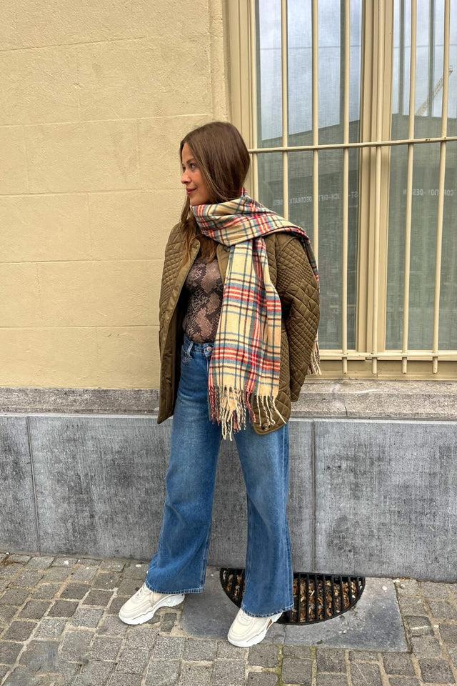 orla antwerp Jade Geruite Sjaal