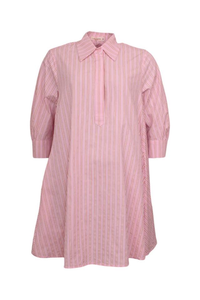 orla antwerp Julienne Gestreepte Hemd Jurk