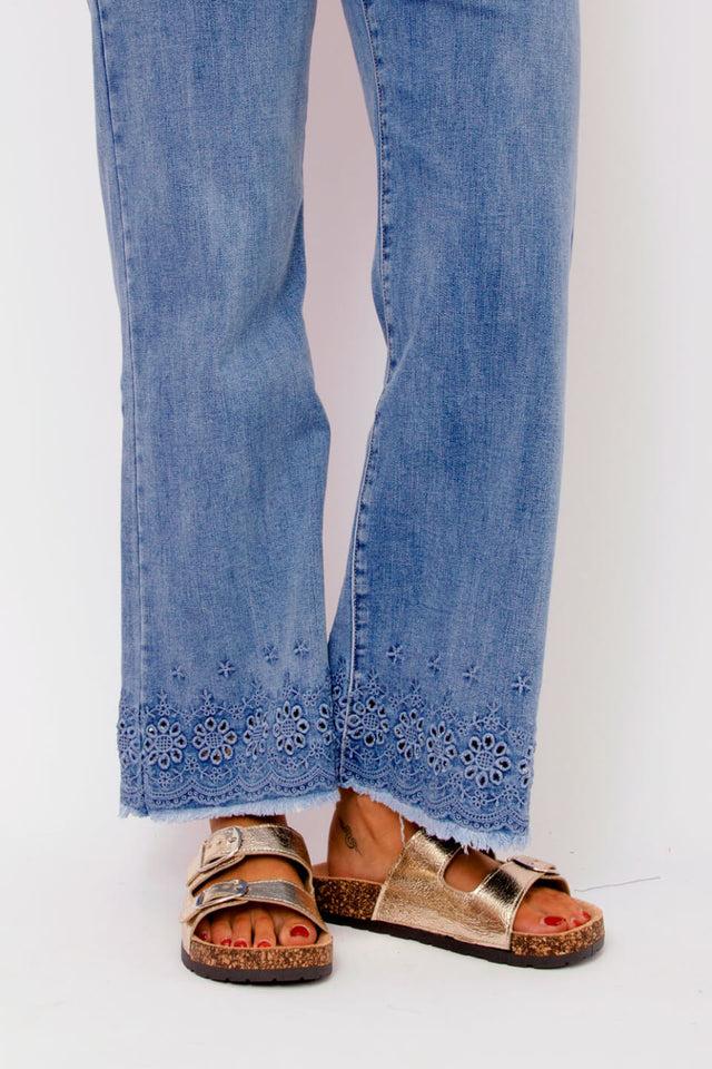 Orla Antwerp Kanten Denim Jeans Broek