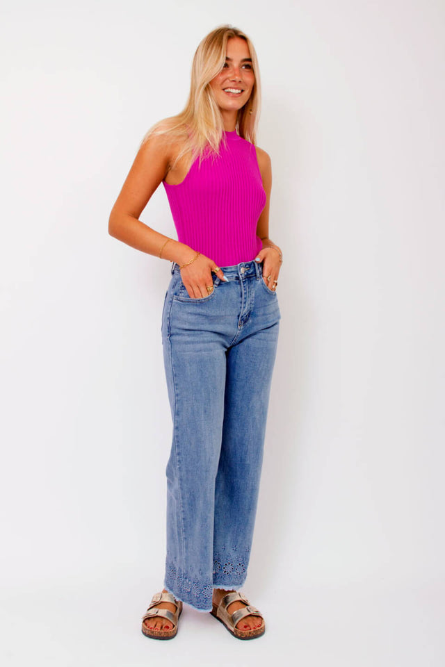 orla antwerp Kanten Denim Jeans Broek