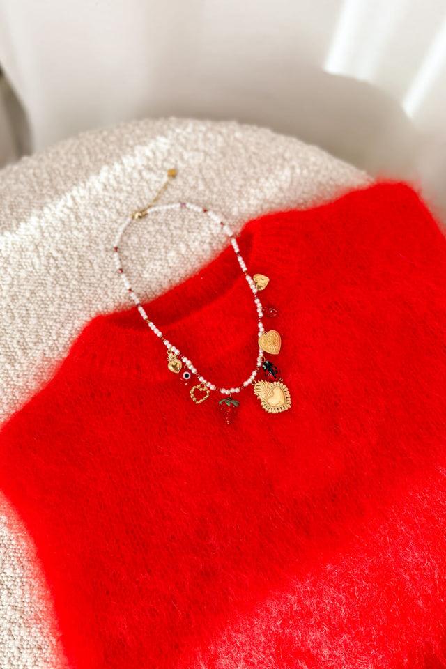 Orla Antwerp Kikki Parel Bedel Halsketting