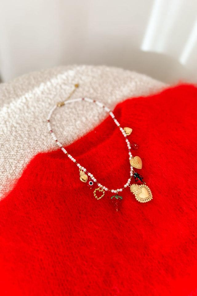 Orla Antwerp Kikki Parel Bedel Halsketting