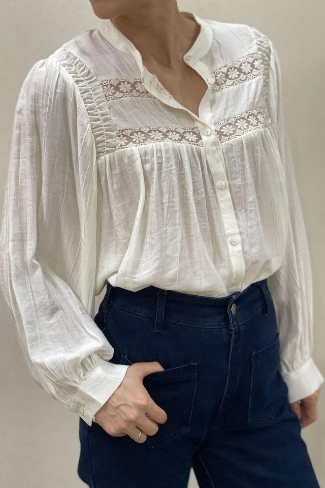 orla antwerp Lauranne Broderie Blouse