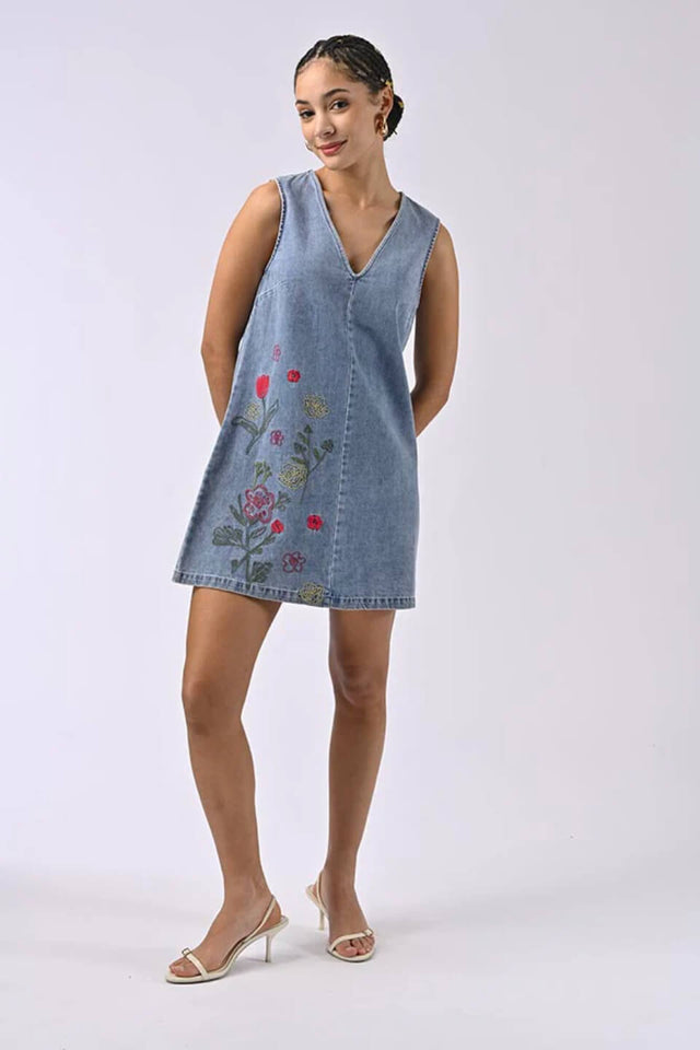 orla antwerp Linda Denim Jeans Jurk