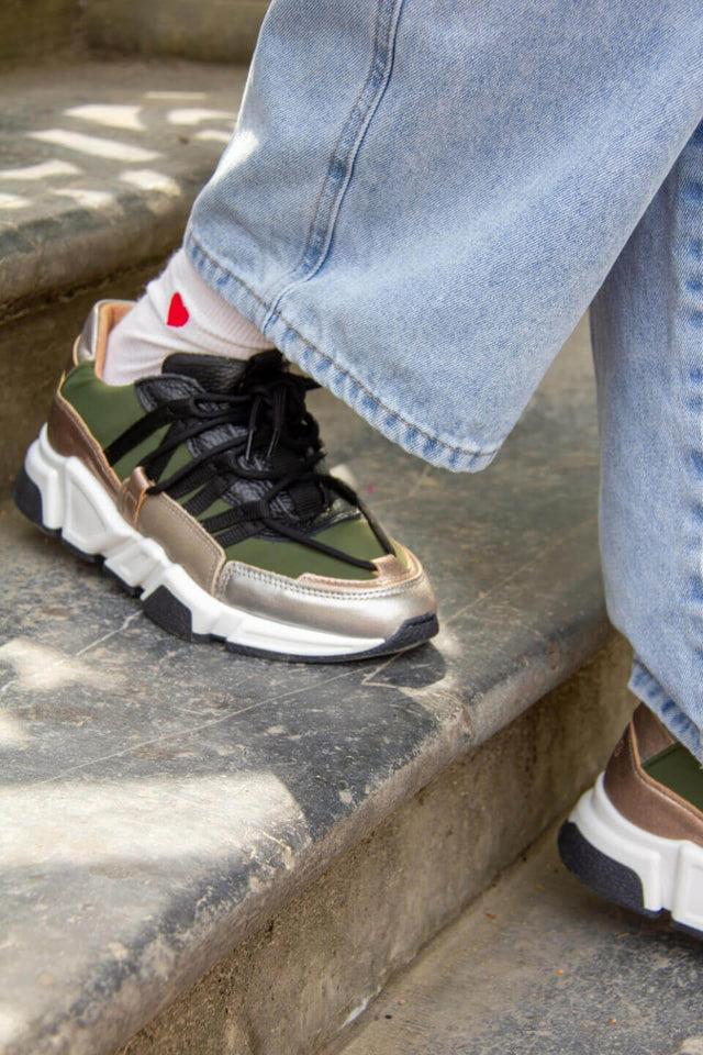 Orla Antwerp Los Angeles Stone Army Sneakers