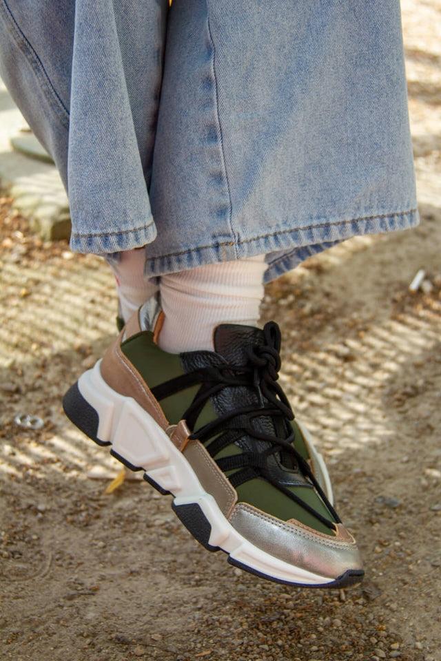 Orla Antwerp Los Angeles Stone Army Sneakers