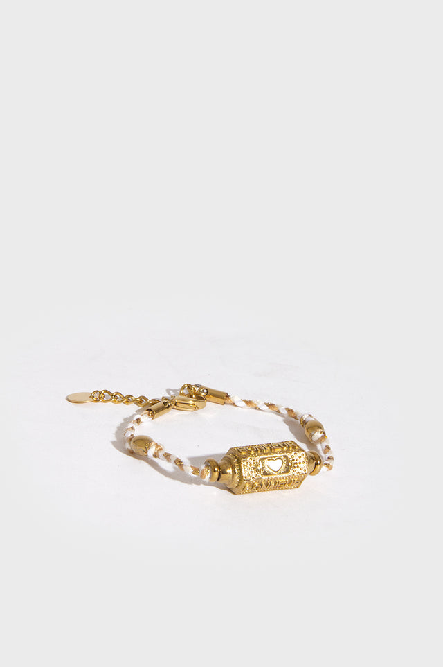 orla antwerp Lucky Charm Pendant Armband Wit