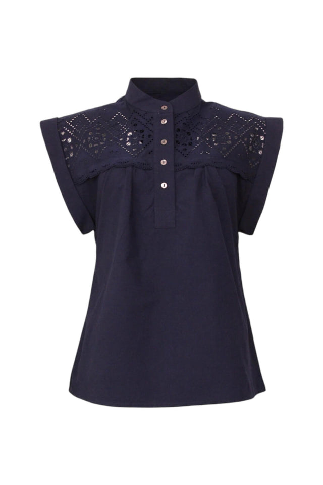 orla antwerp Ludy Broderie Top