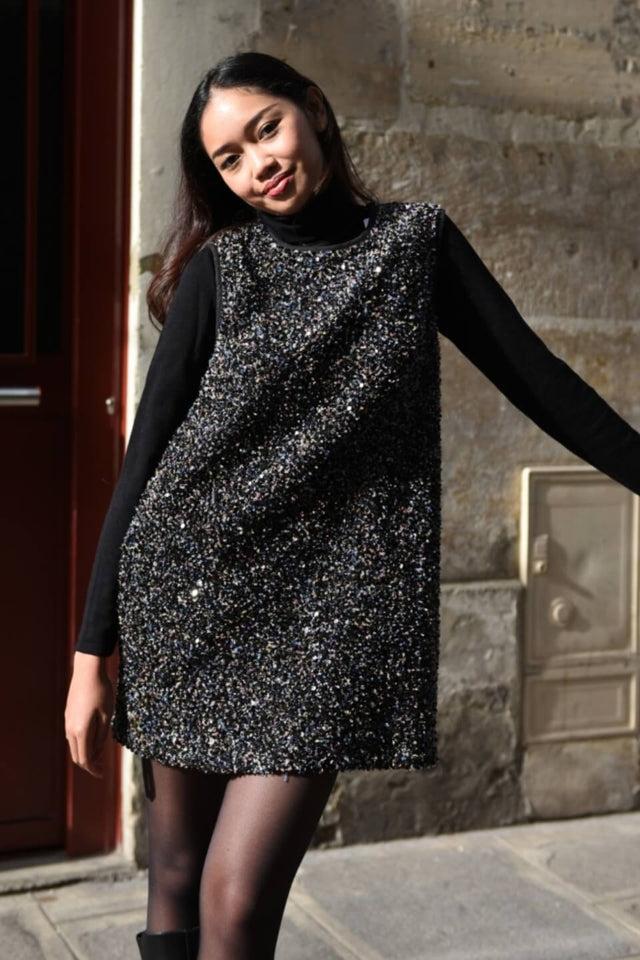 Orla Antwerp Margot Pailletten Mini Jurk