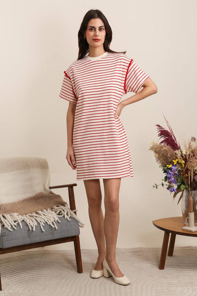 Orla Antwerp Marielle Gestreepte Jurk