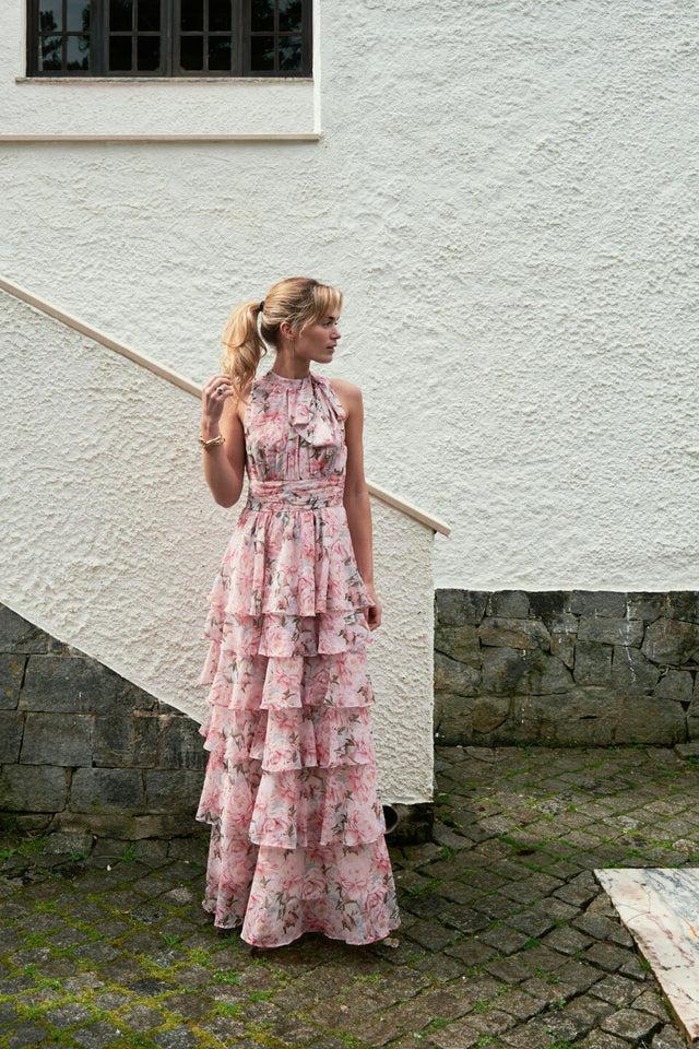 Orla Antwerp Marli Flower Chiffon Jurk