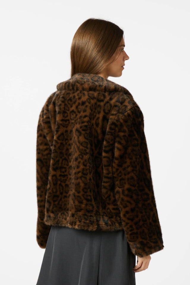 Orla Antwerp Melodie Leo Faux Fur Jacket