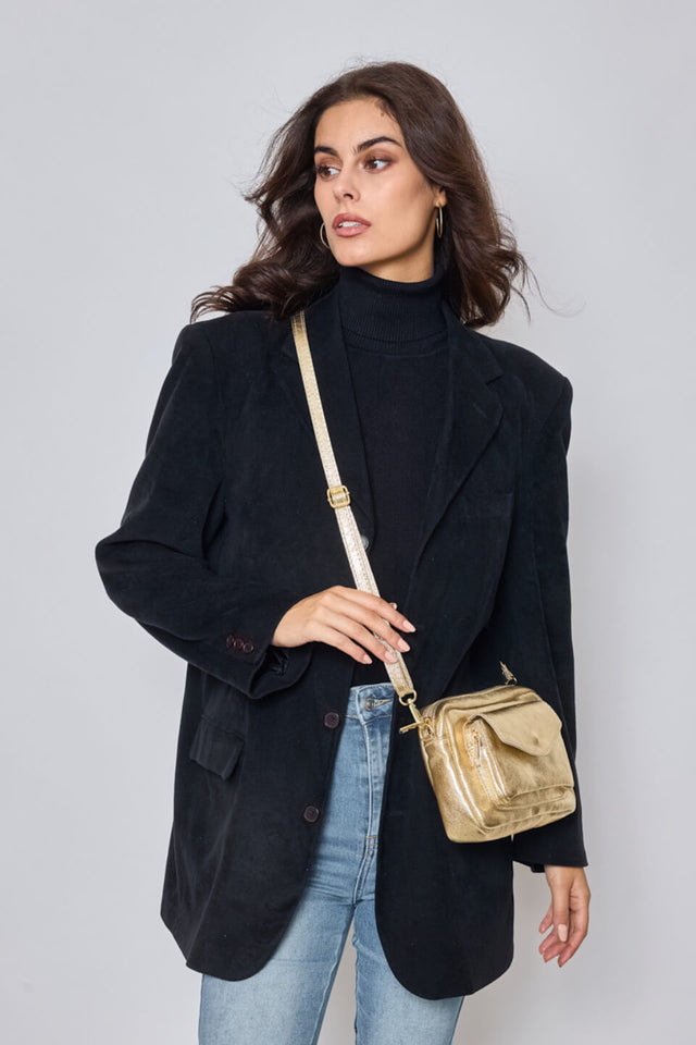 Orla Antwerp Metallic Pocket Schoudertas