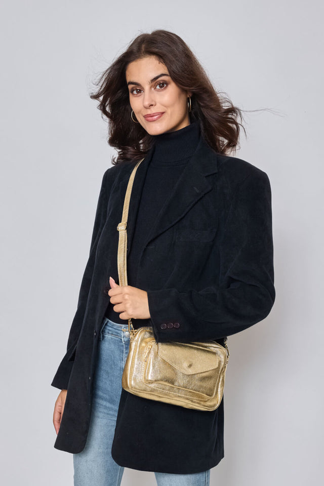 Orla Antwerp Metallic Pocket Schoudertas