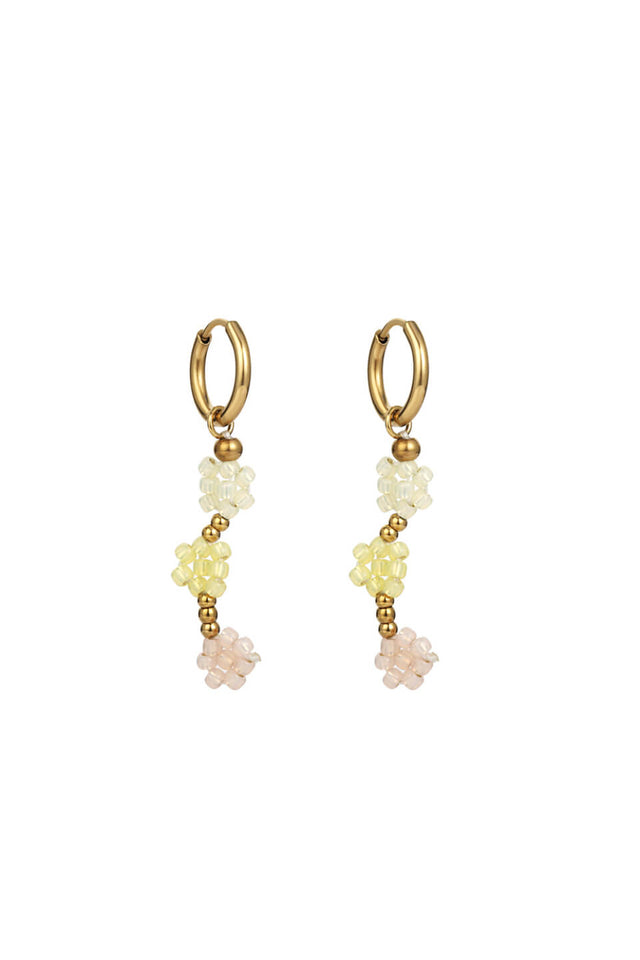 Orla Antwerp Parel Bloem Oorbellen