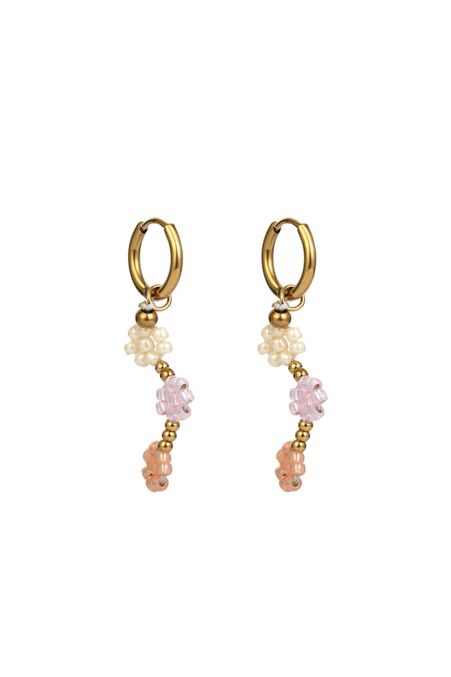 orla antwerp Parel Bloem Oorbellen