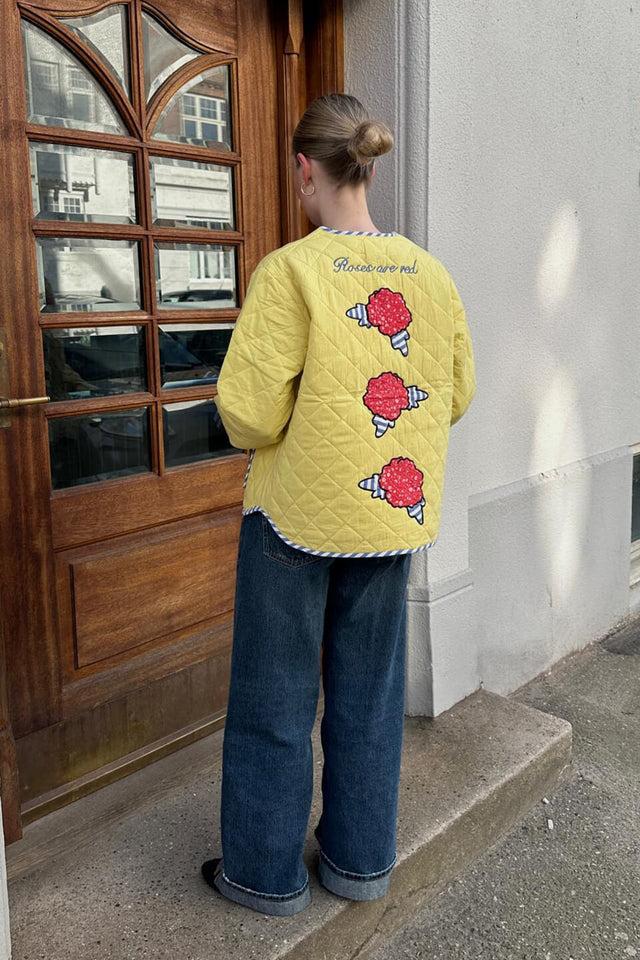 Orla Antwerp Penny Gele Gewatteerde Jas