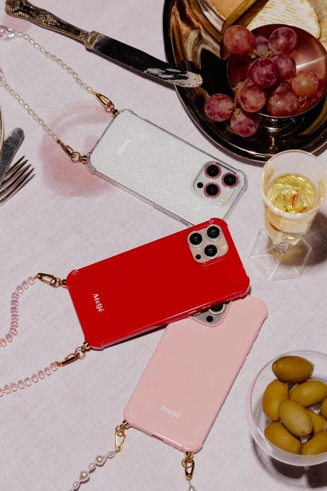 Orla Antwerp Pink Crystal Kort Telefoon Koord