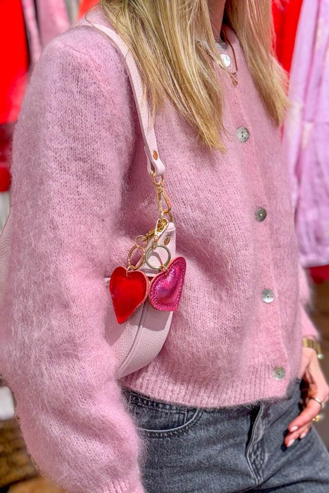 Orla Antwerp Pipsa Hart Sleutelhanger Leer Rood