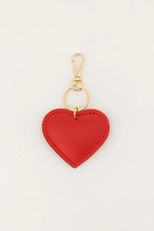 orla antwerp Pipsa Hart Sleutelhanger Leer Rood