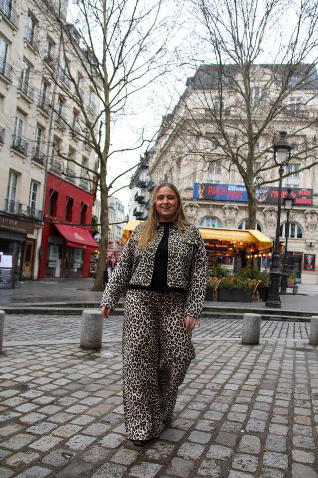 Orla Antwerp Robin Luipaard Denim Jeans Broek