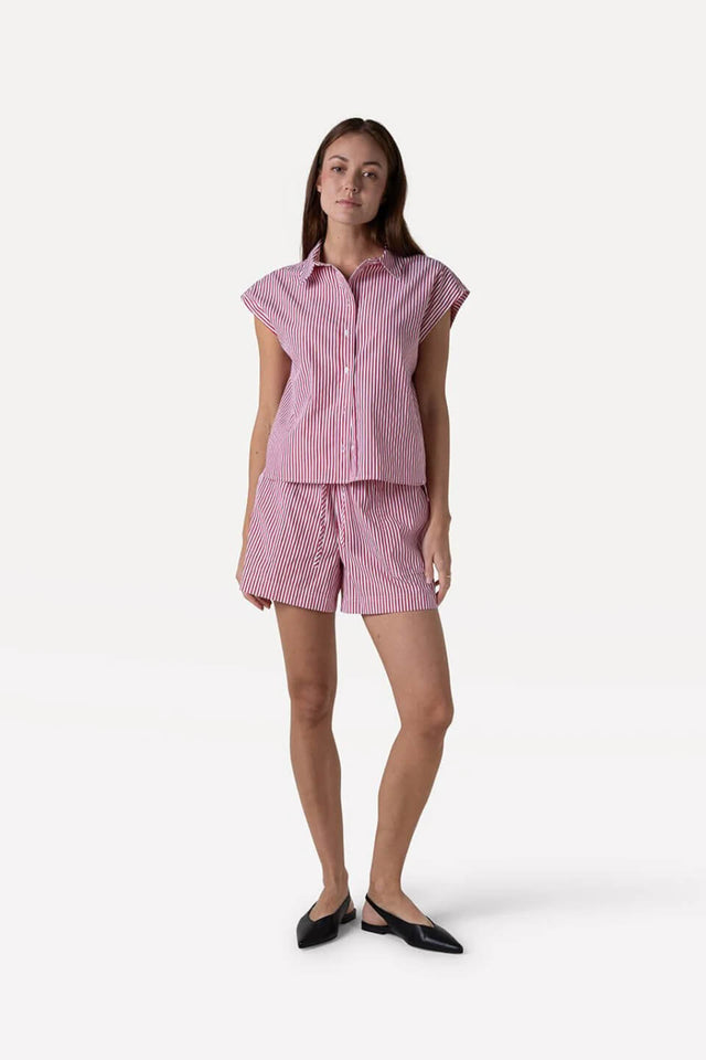 Orla Antwerp Romane Gestreepte Short