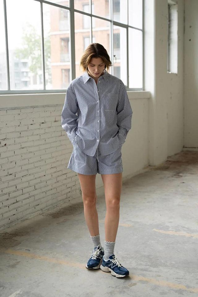 Orla Antwerp Romane Gestreepte Short