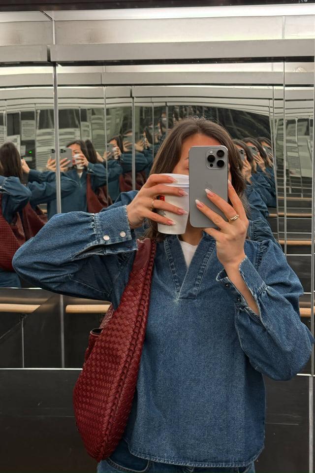 Orla Antwerp Rosslyn Denim Jeans Blouse