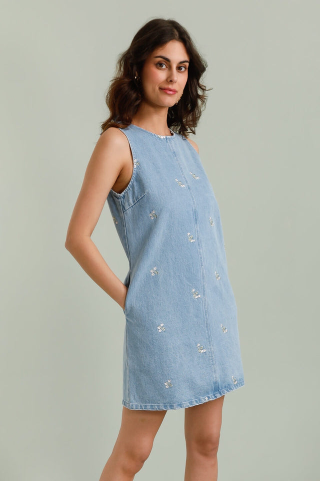 Orla Antwerp Saint-Lucie Denim Jeans Jurk