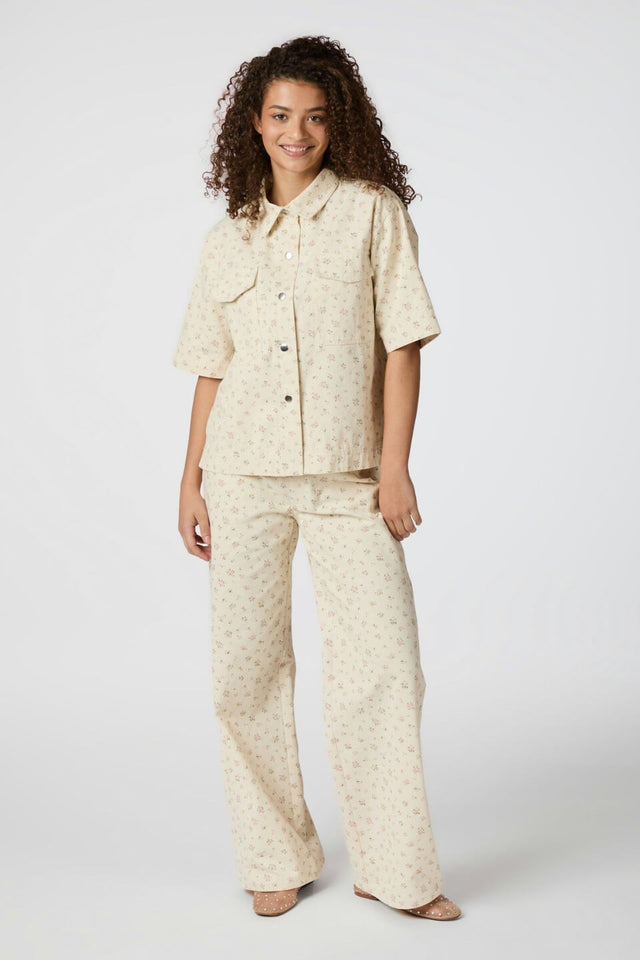 Orla Antwerp Semba Floral Denim Jeans Broek