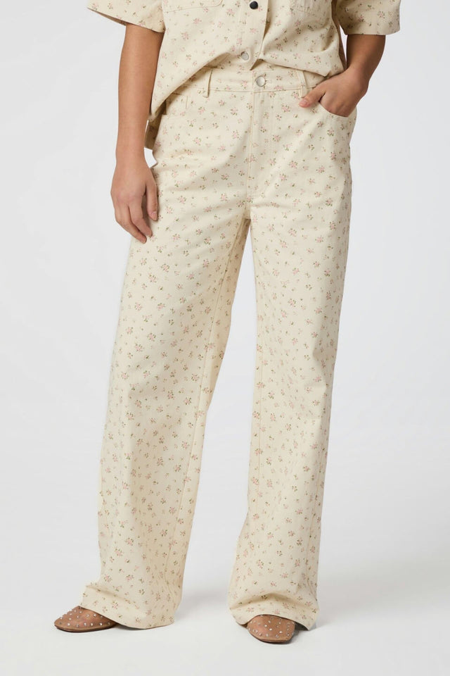 Orla Antwerp Semba Floral Denim Jeans Broek